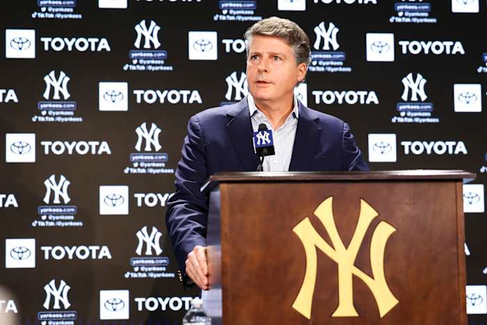 New York Yankees managing partner Hal Steinbrenner says no one is on the hot seat right now.